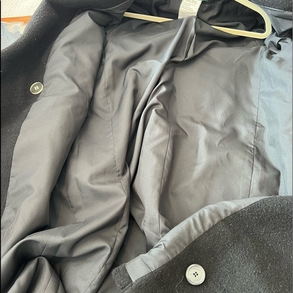 Harve Bernard Black Coat Size 10 - Picture 15 of 16
